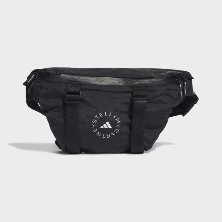 Bolsa De Cintura Conversível Adidas By Stella Mccartney Preta