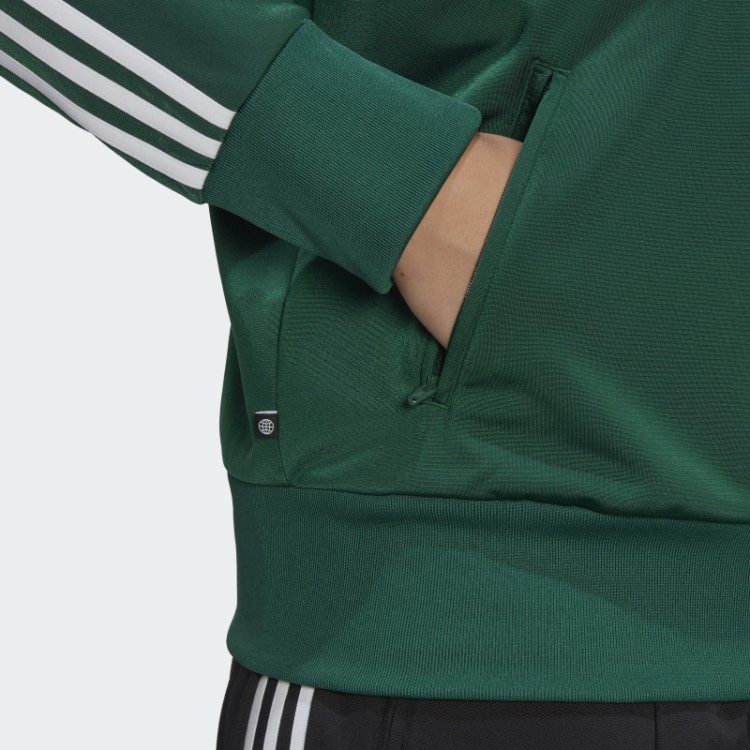 Jaqueta Adidas Verde Escuro Adicolor Classics Firebird (tamanho Grande)
