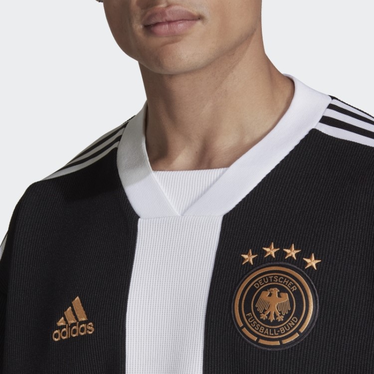 Camisa Três Quartos Adidas Black Germany Icon