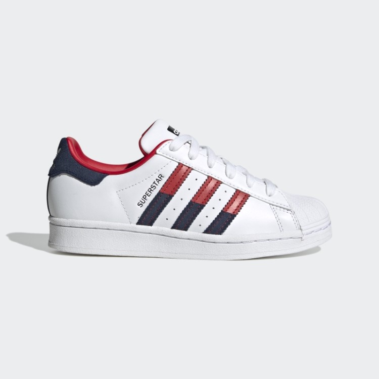 Noite Indigo Sapatos Adidas Superstar Elegante