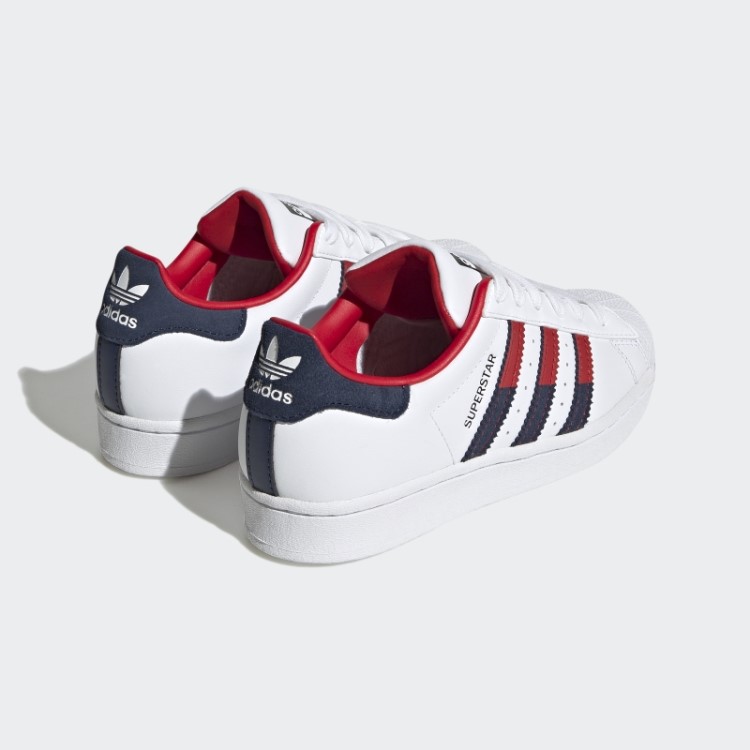 Noite Indigo Sapatos Adidas Superstar Elegante