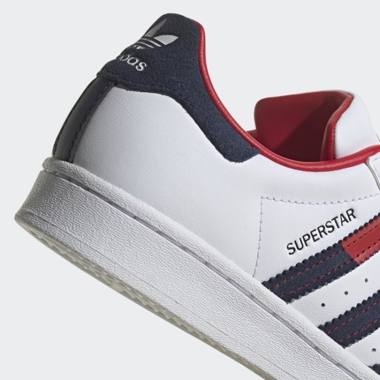 Noite Indigo Sapatos Adidas Superstar Elegante