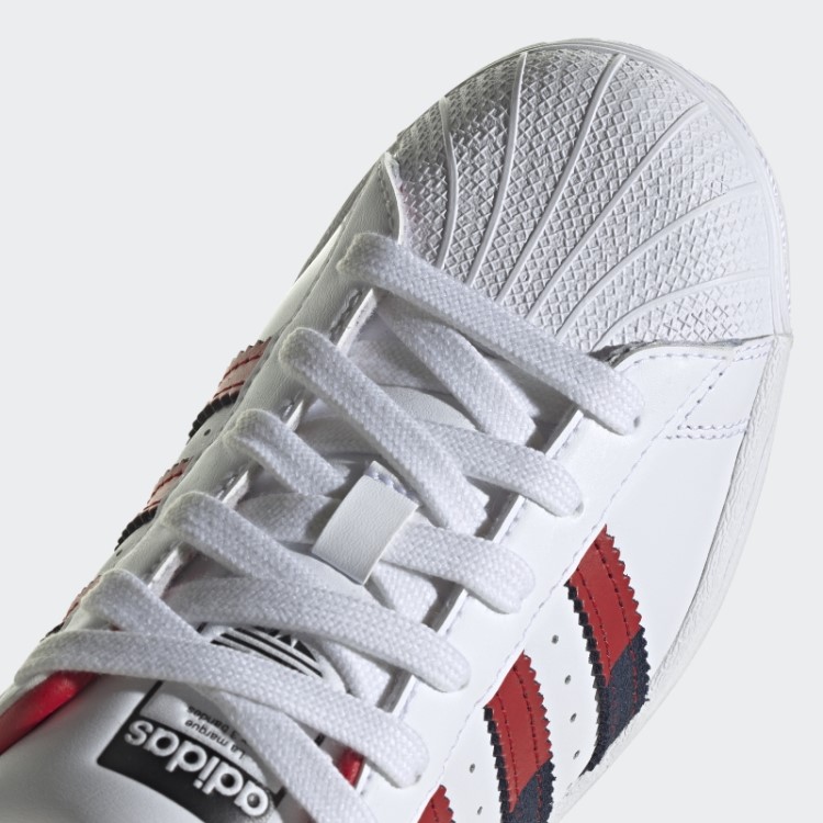 Noite Indigo Sapatos Adidas Superstar Elegante