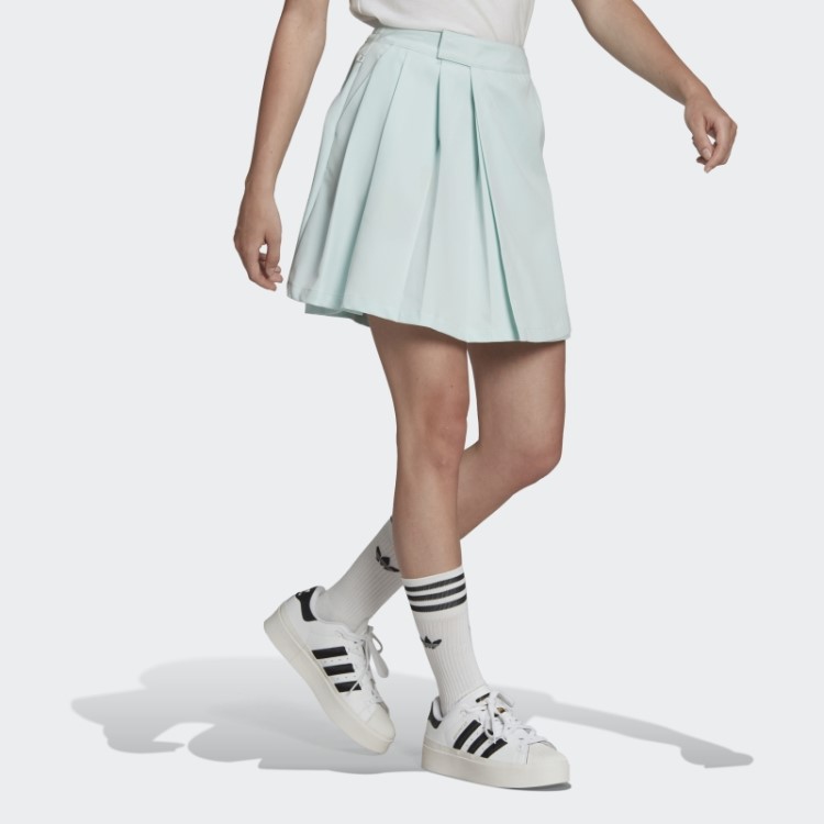 Saia De Alfaiataria Azul Adidas Adicolor Contempo (gênero Neutro)