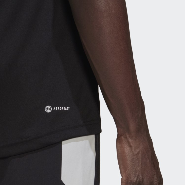 Camiseta De Treino Preta Adidas