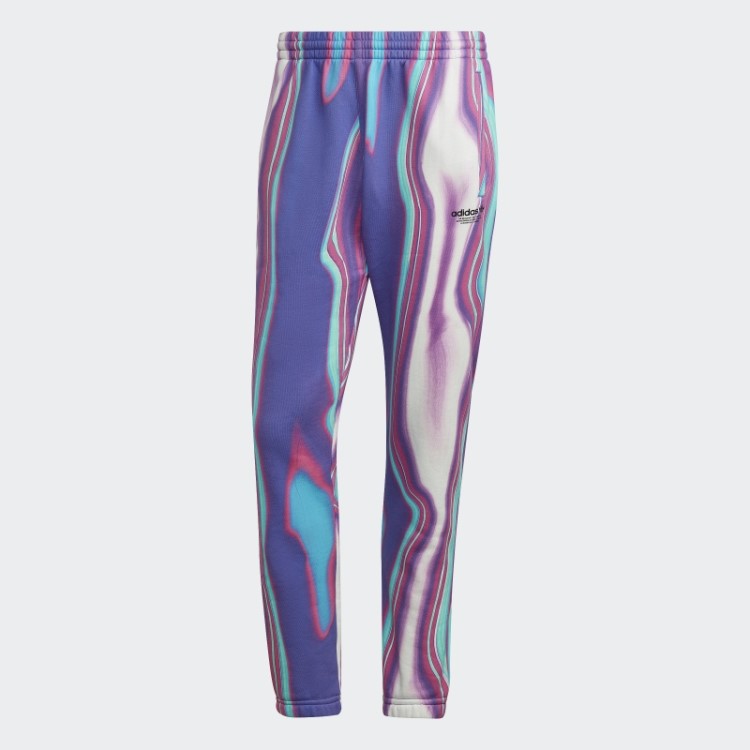Calça De Moletom Adidas Hyperreal Allover Com Estampa Roxa