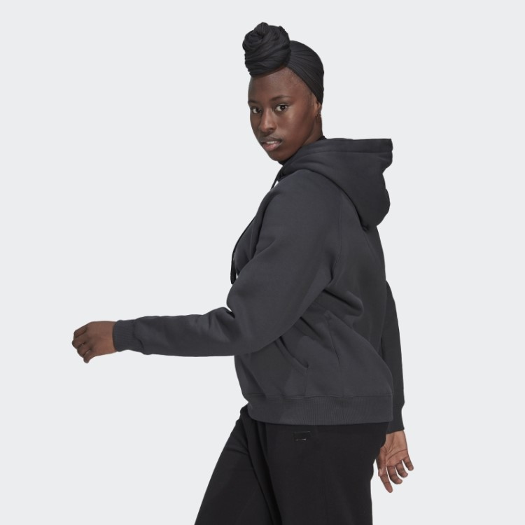 Moletom Oversized Com Capuz De Carbono Adidas