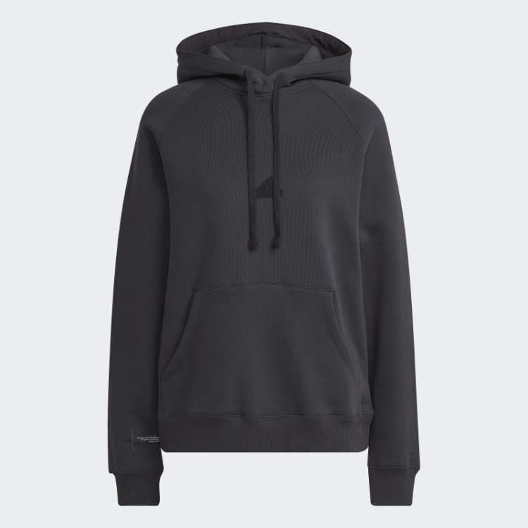 Moletom Oversized Com Capuz De Carbono Adidas