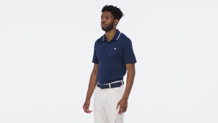 Camisa Polo Go-to Golf Azul Marinho Adidas