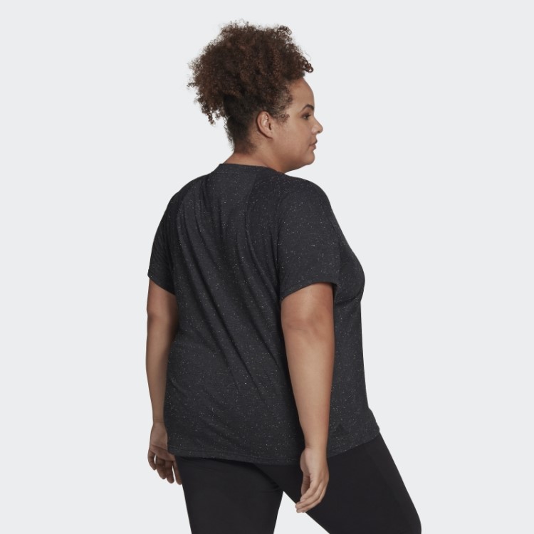 Camiseta Adidas Black Melange Future Icons Winners 3.0 (tamanho Grande)
