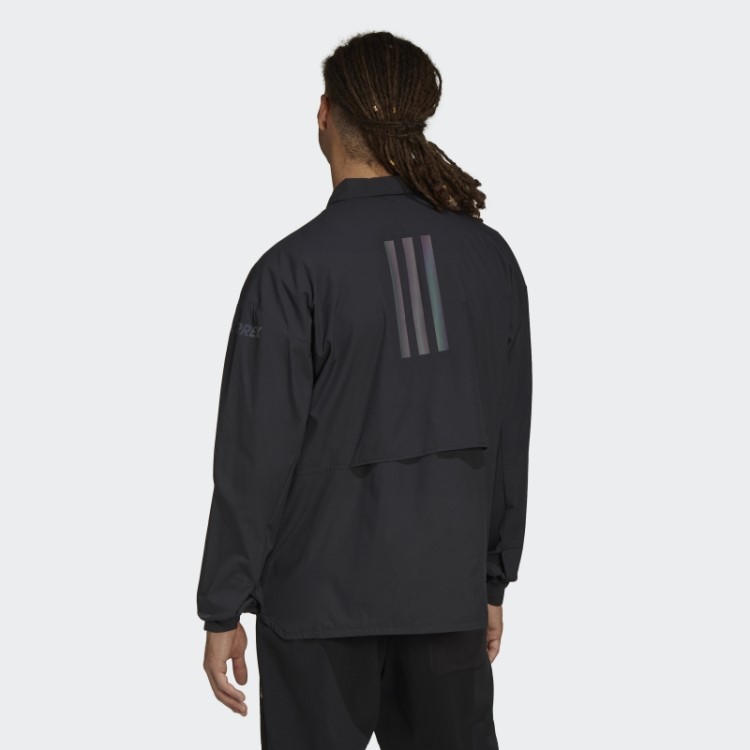 Camiseta Preta Terrex Ct Myshelter Wind.rdy Adidas