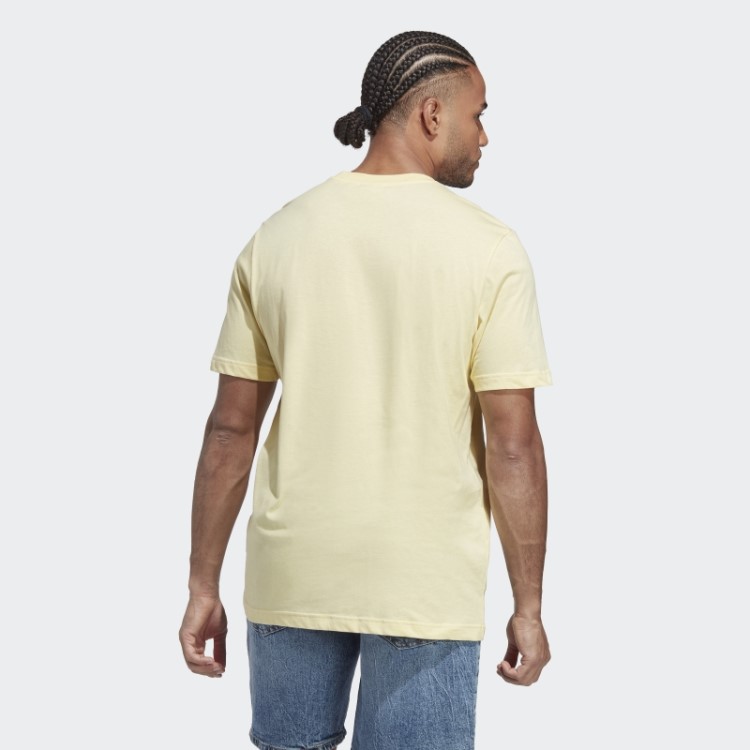 Camiseta Amarela Adidas Trefoil Essentials