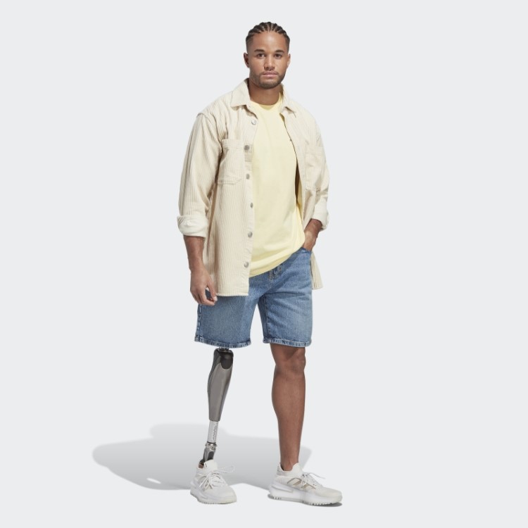 Camiseta Amarela Adidas Trefoil Essentials