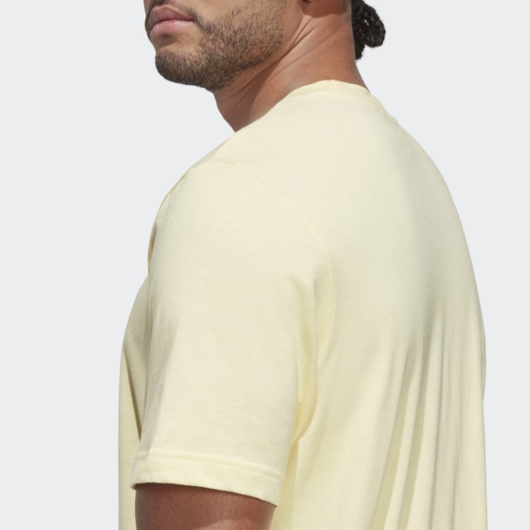 Camiseta Amarela Adidas Trefoil Essentials