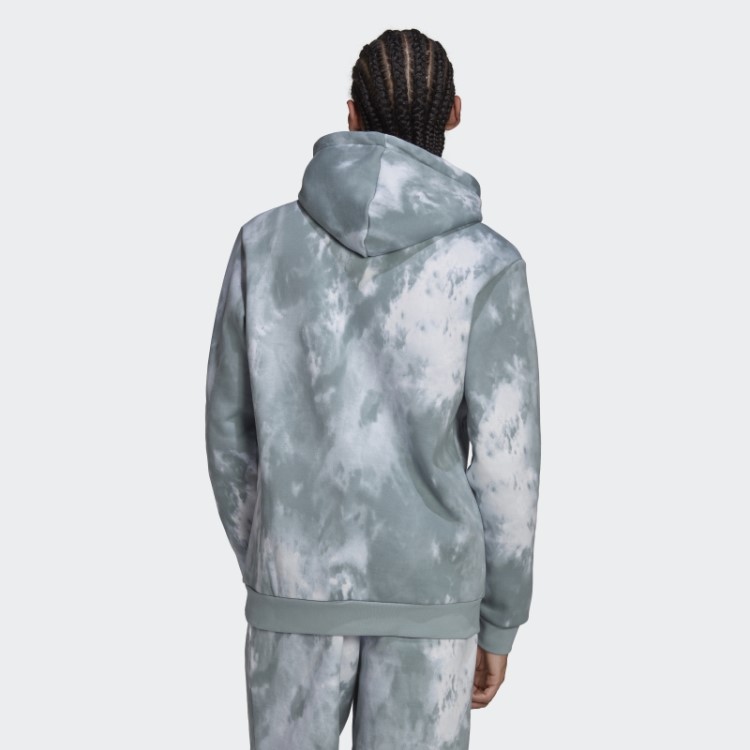 Adidas Moletom Com Capuz Cinza Adicolor Essentials Trefoil