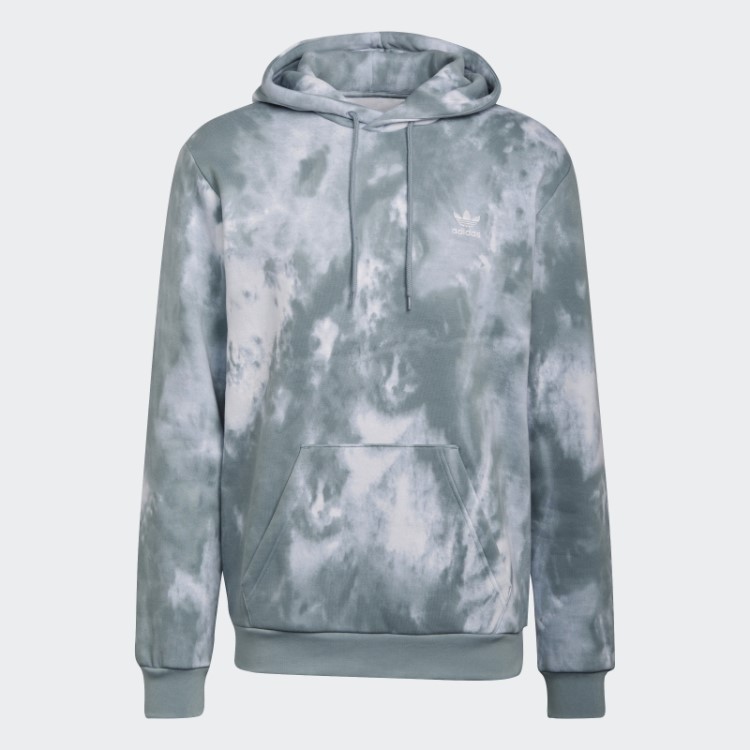 Adidas Moletom Com Capuz Cinza Adicolor Essentials Trefoil