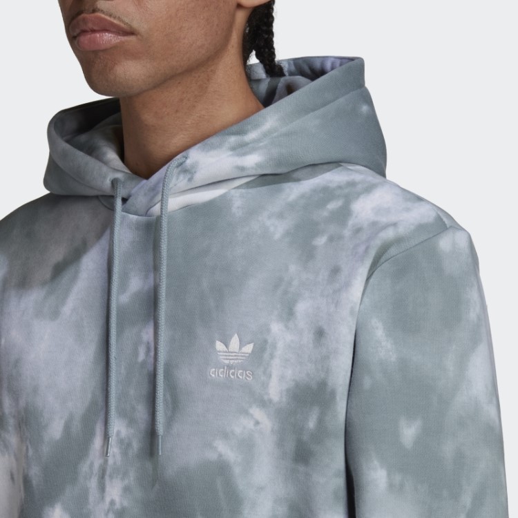 Adidas Moletom Com Capuz Cinza Adicolor Essentials Trefoil