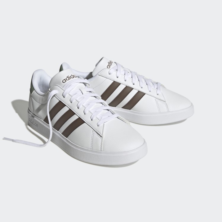 Adidas Grand Court Cloudfoam Comfort Shoes Earth