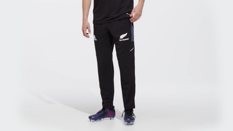 All Blacks Fundo De Treino De Rugby Preto Adidas