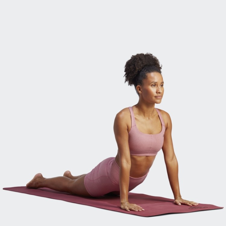 Sutiã De Suporte Médio Rosa Mel Adidas Coreflow