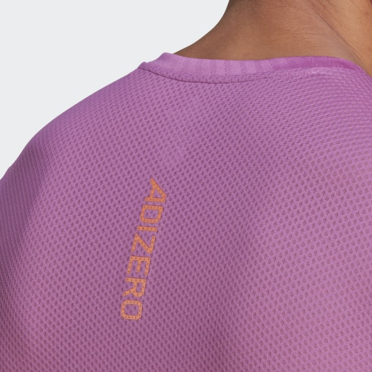 Camiseta Lilás Adizero Speed Adidas