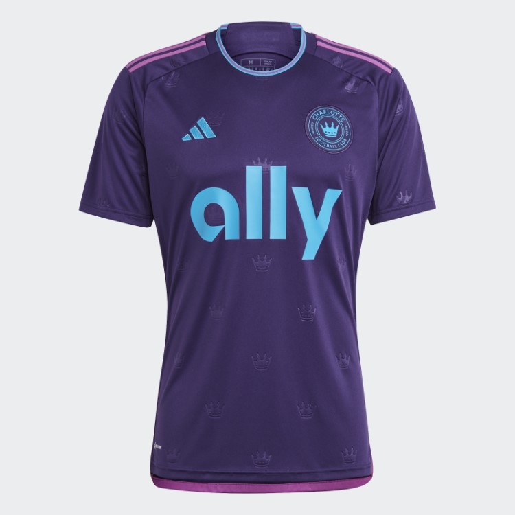 Camisa Roxa Escura Adidas Charlotte Fc 23/24 Away