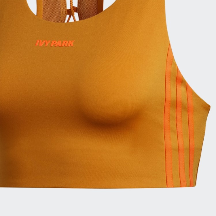 Sutiã Traseiro Com Cadarço Adidas Focus Laranja