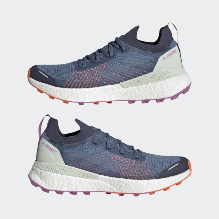 Tênis De Corrida Azul Adidas Terrex Two Ultra Primeblue Azul Alterado