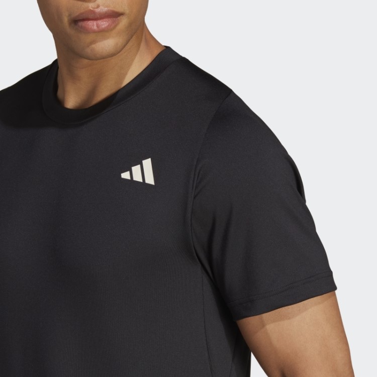 Camiseta Estampada Do Clube Esportivo Adidas Preta