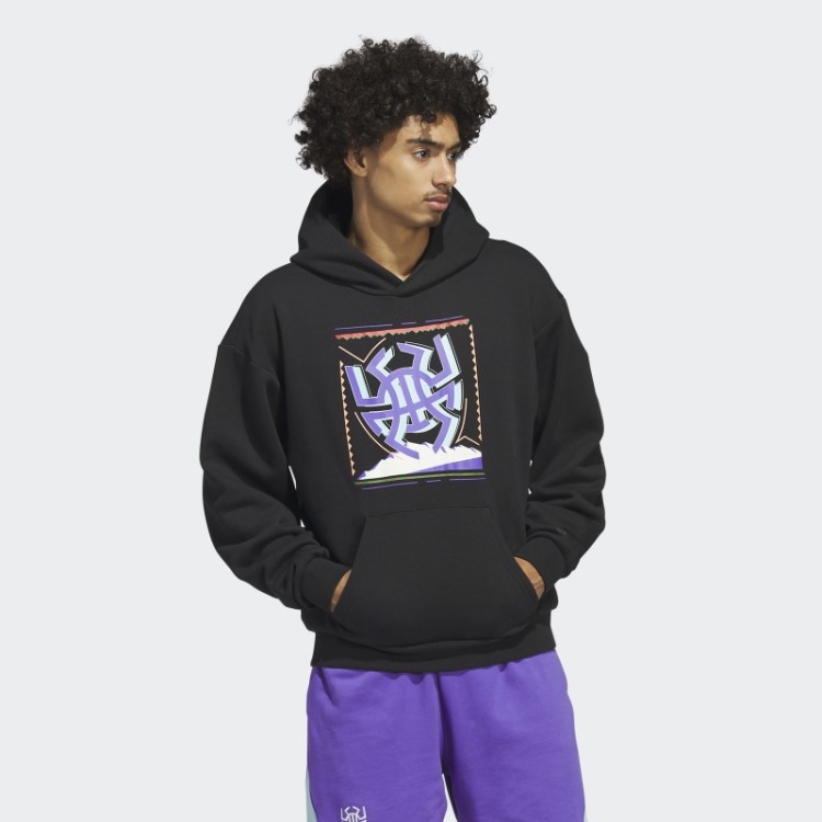 Adidas D.o.n. Moletom Com Capuz Preto De Excelência