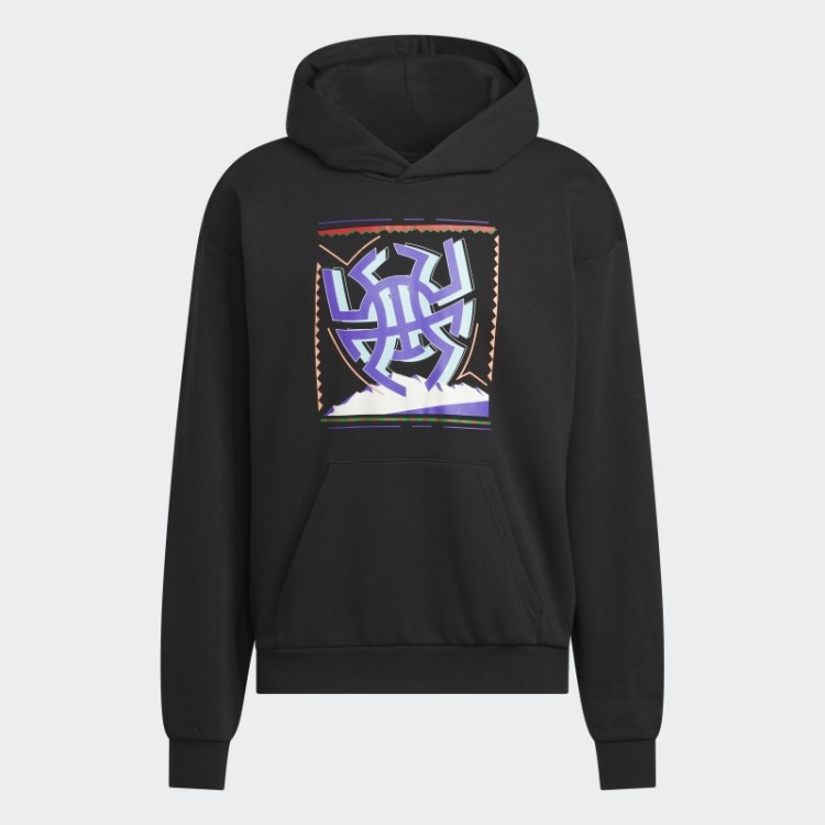 Adidas D.o.n. Moletom Com Capuz Preto De Excelência