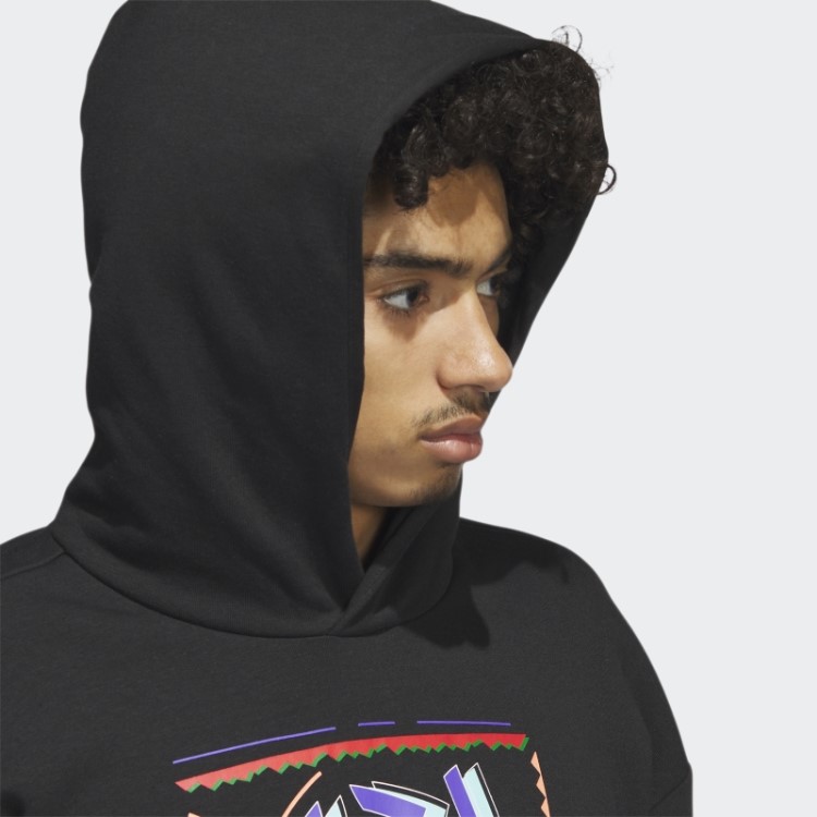 Adidas D.o.n. Moletom Com Capuz Preto De Excelência