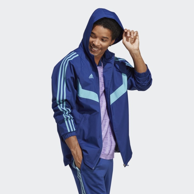 Camisa De Manga Curta Tiro Violeta Adidas