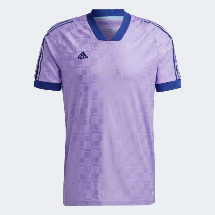 Camisa De Manga Curta Tiro Violeta Adidas