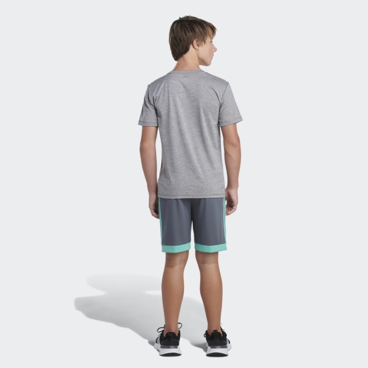 Calção Vencedor Adidas Cinza Verde