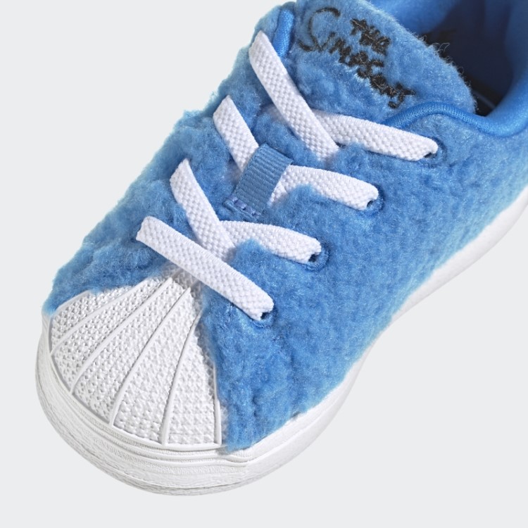 Os Simpsons Marge Superstar Sapatos Adidas Branco