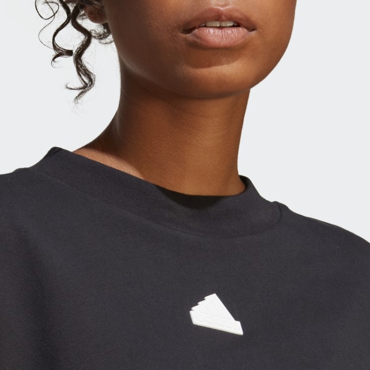 Camiseta Preta Adidas Future Icons Com As Três Listras
