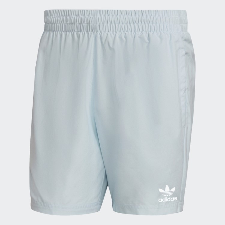 Calção De Banho Adicolor Essentials Trefoil Azul Adidas