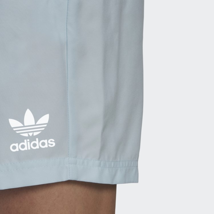Calção De Banho Adicolor Essentials Trefoil Azul Adidas