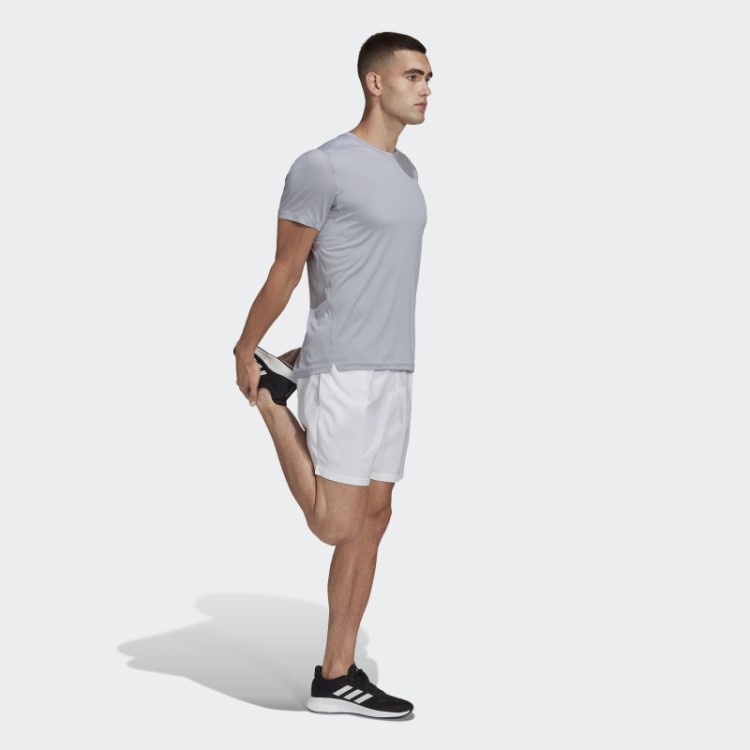Camiseta Adidas Run It Prateada