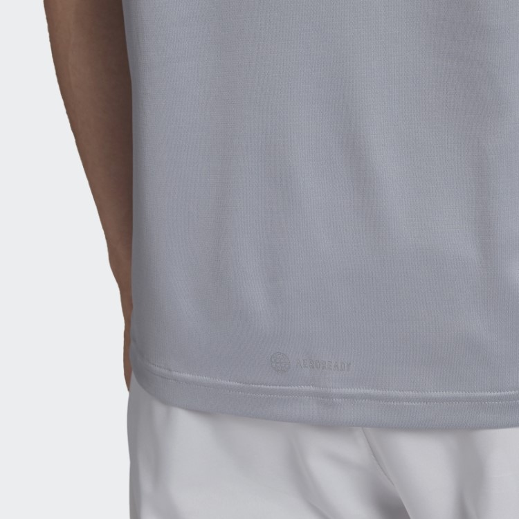Camiseta Adidas Run It Prateada