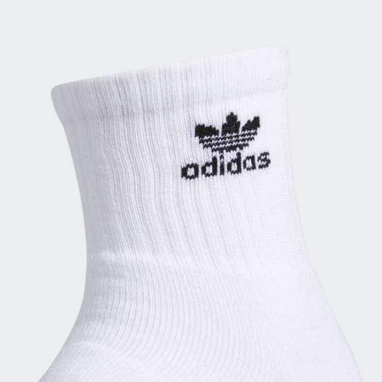 Meias Trefoil 3 Pares Pretas Adidas