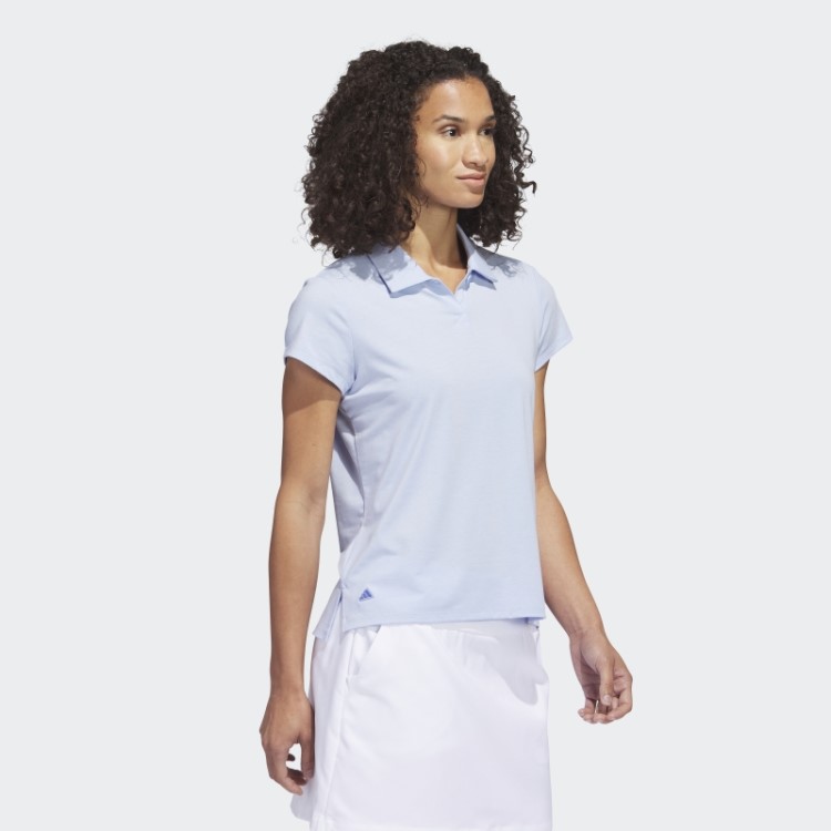 Camisa Polo Adidas Go-to Mesclada Azul Dawn Mel