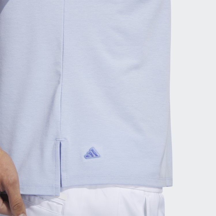 Camisa Polo Adidas Go-to Mesclada Azul Dawn Mel