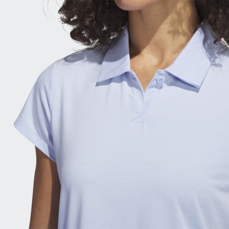 Camisa Polo Adidas Go-to Mesclada Azul Dawn Mel