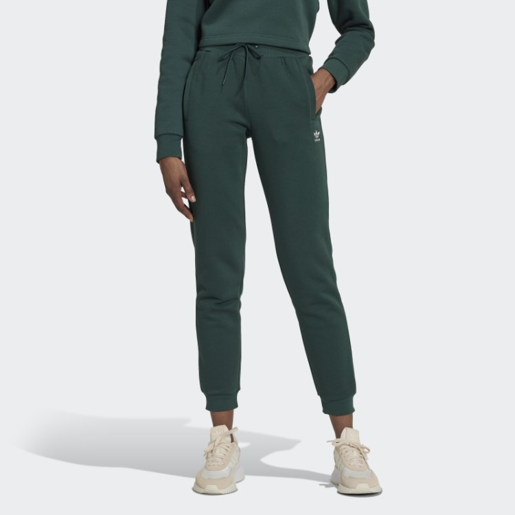 Calça Jogger Slim Adidas Verde Mineral Adicolor Essentials