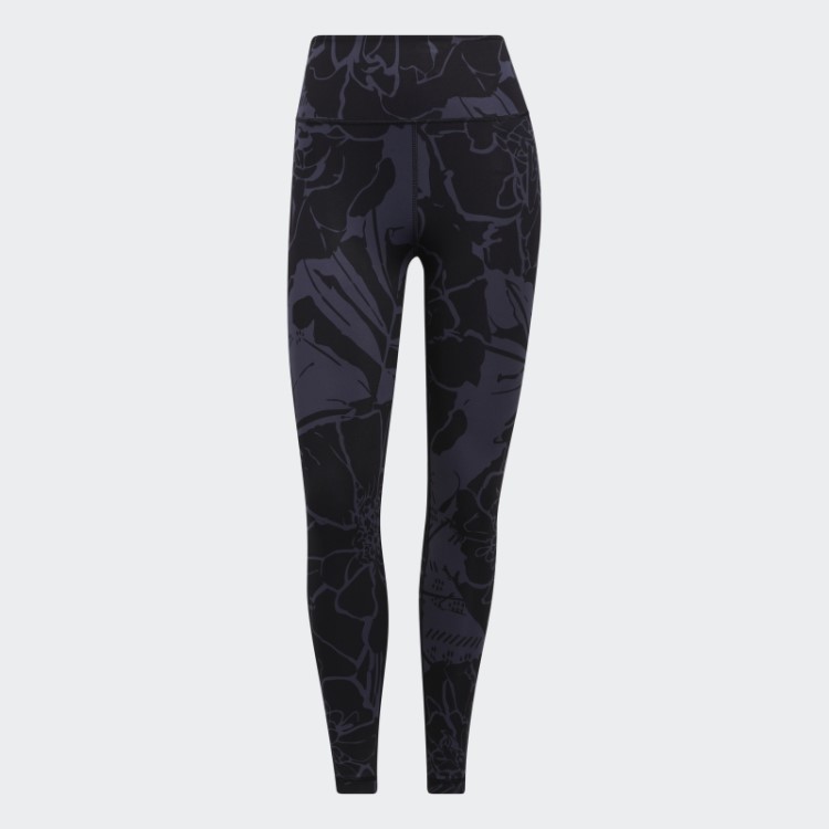 Legging Optime Superher Training 7/8 Azul Marinho Adidas