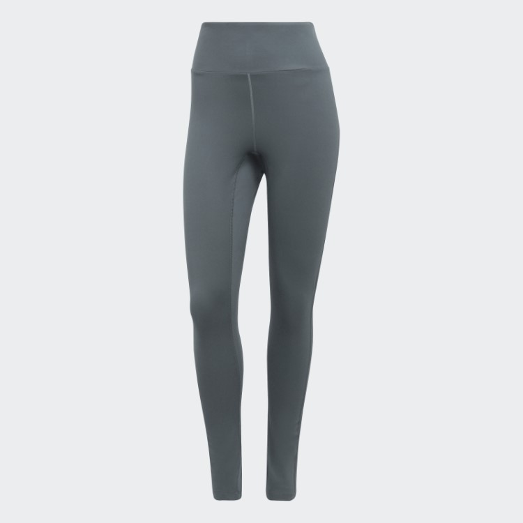 Legging Cintura Alta Essencial Para Ioga Adidas Blue Oxide