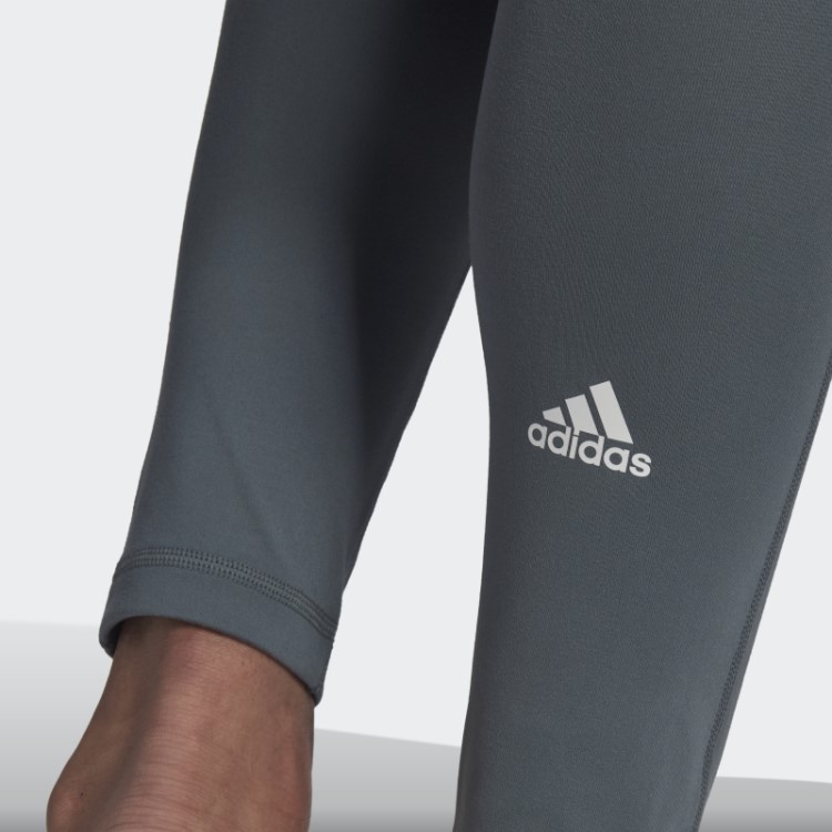 Legging Cintura Alta Essencial Para Ioga Adidas Blue Oxide