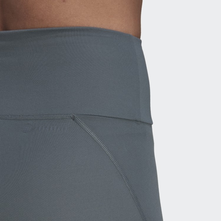 Legging Cintura Alta Essencial Para Ioga Adidas Blue Oxide